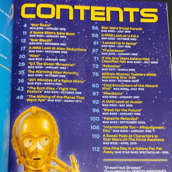 Star Wars Mad Magazine Special Edition Funny Spoofs Spif 3cpo R2 7/2023 - Picture 3 of 4